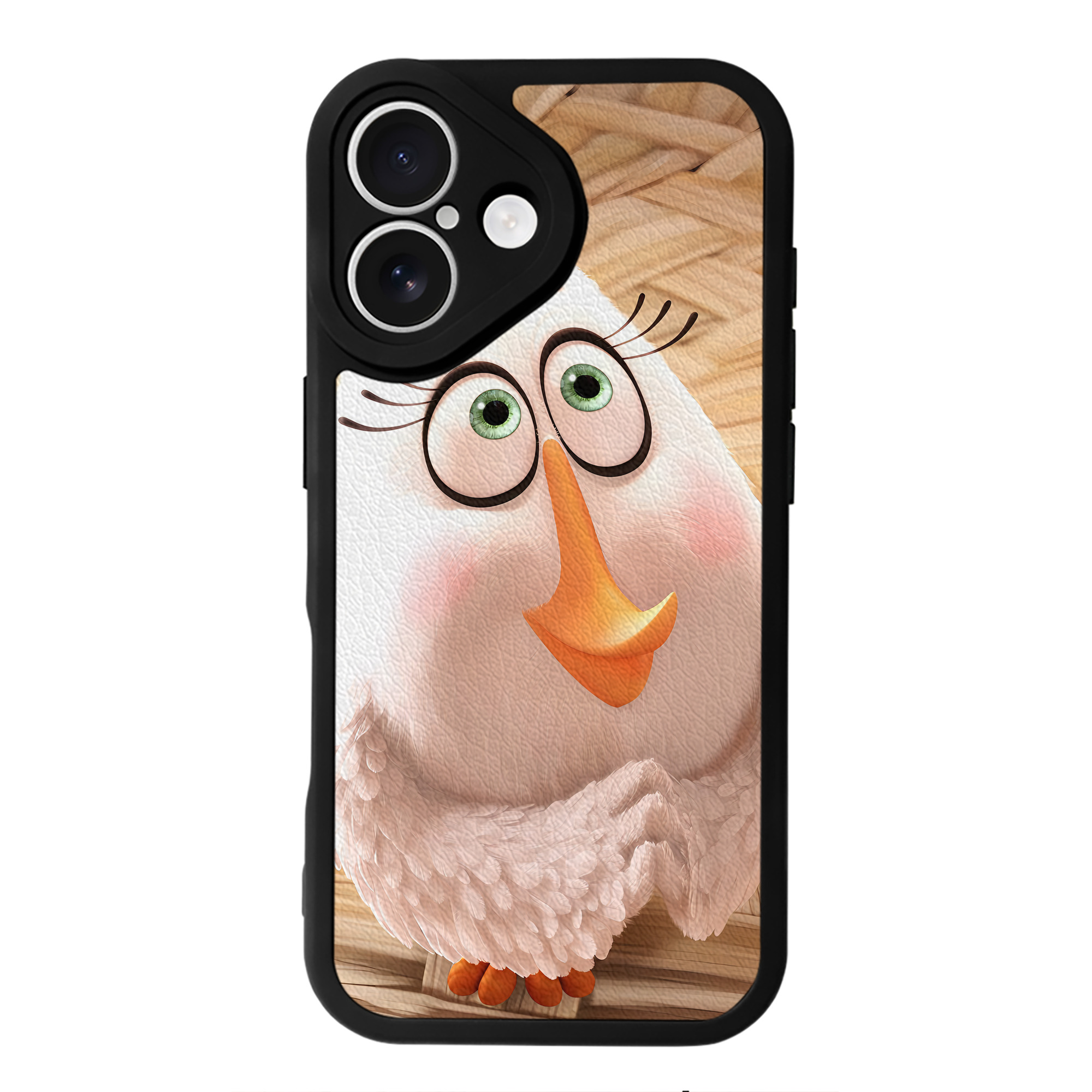 （画像用） Angry Birds アングリーバード 【iPhone 16シリーズ対応】シリコンスマホケース（レザー調） 材質：シリコン